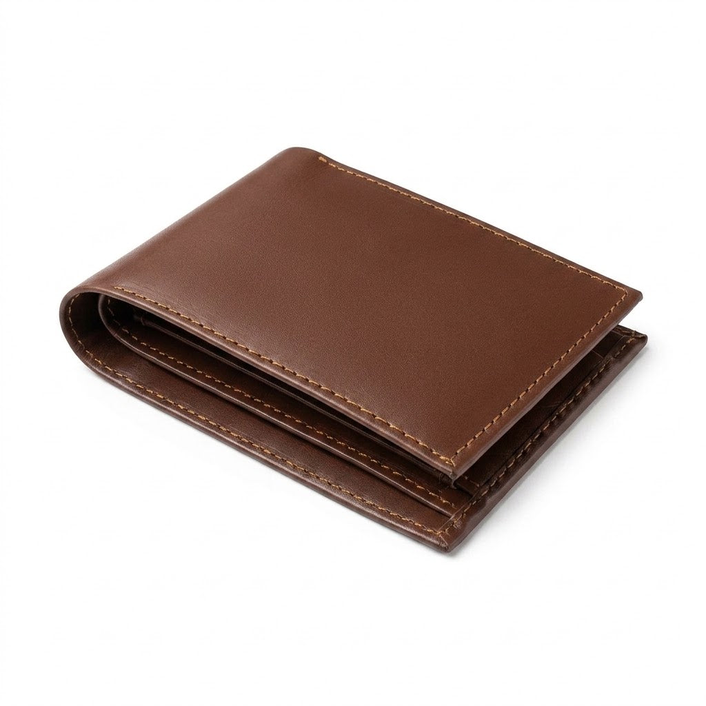 Men's Genuine Tan Leather Wallet